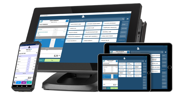 Squirrel POS Terminal, iPad, and all-in-one
